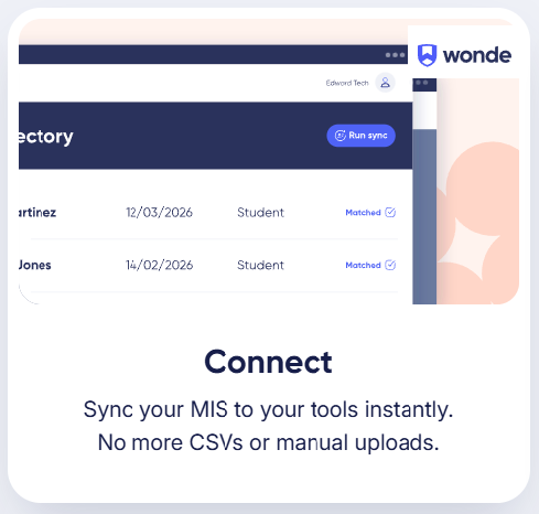 Connect to you MIS Connect to your MIS